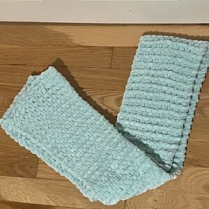Cozy Textured Scarf in Light Blue